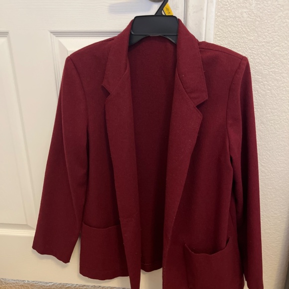 Burgundy Blazer! - Picture 2 of 5